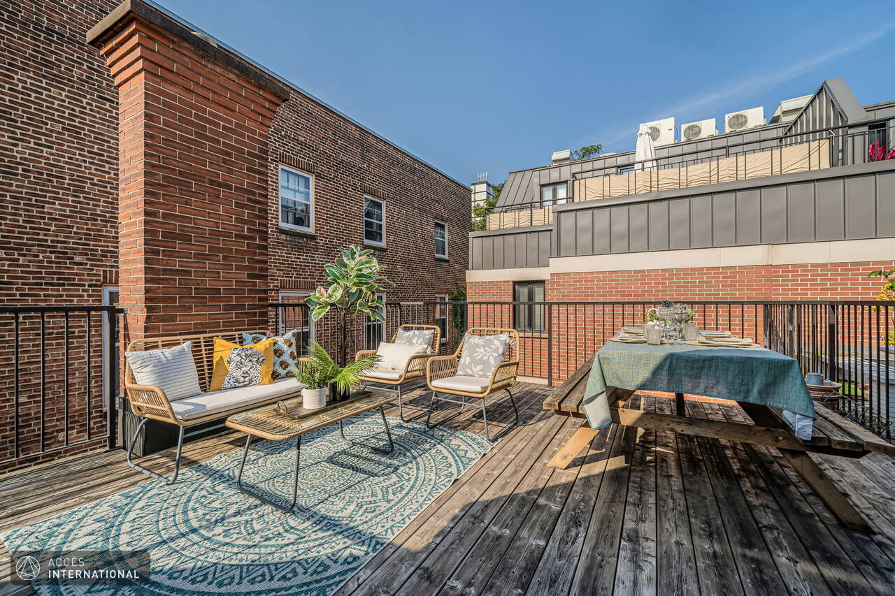 Appartement meublé à louer au PlateauMontRoyal cachet authentique