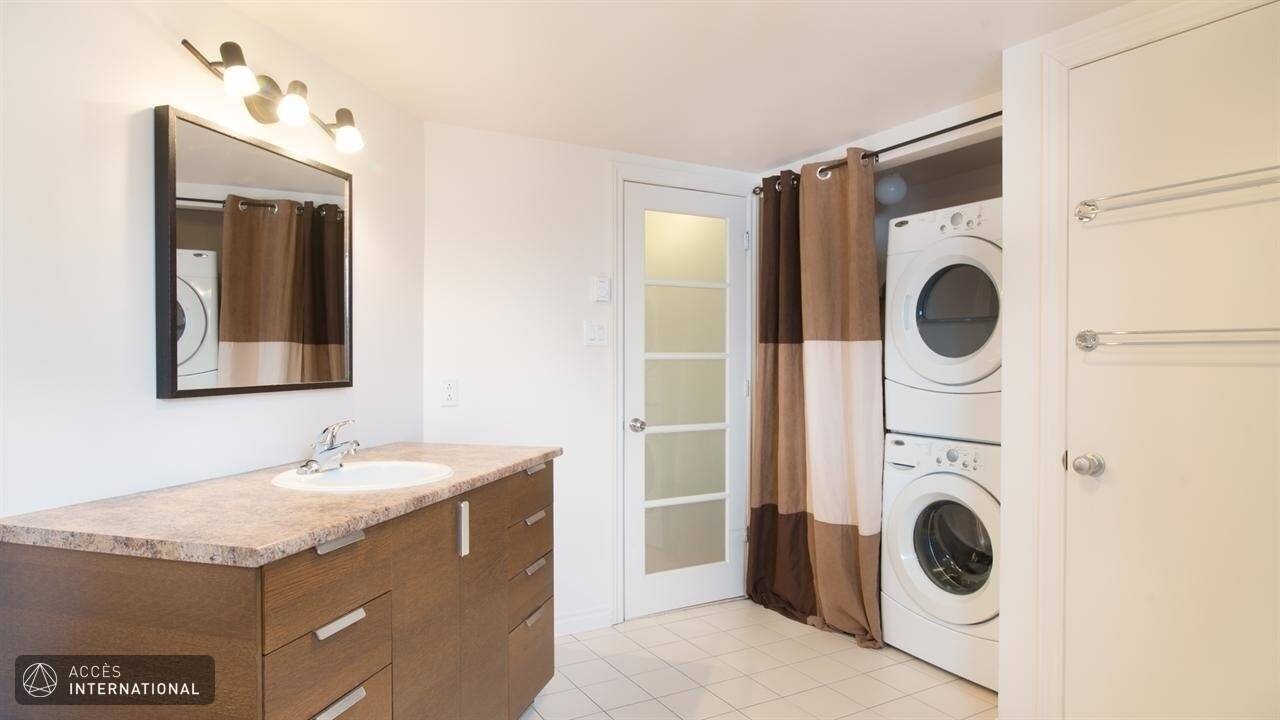 Furnished condo for rent in Montreal's subburb of Pierrefonds Accès