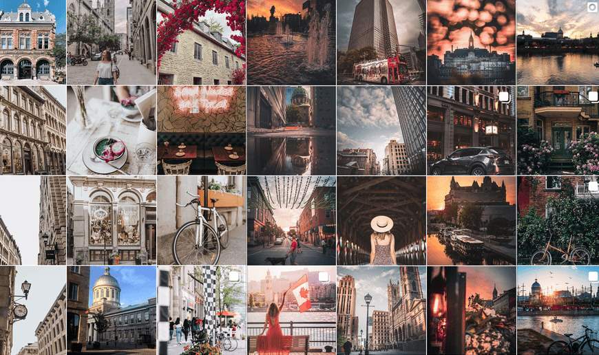 Comptes à suivre pour voir Montréal sur Instagram